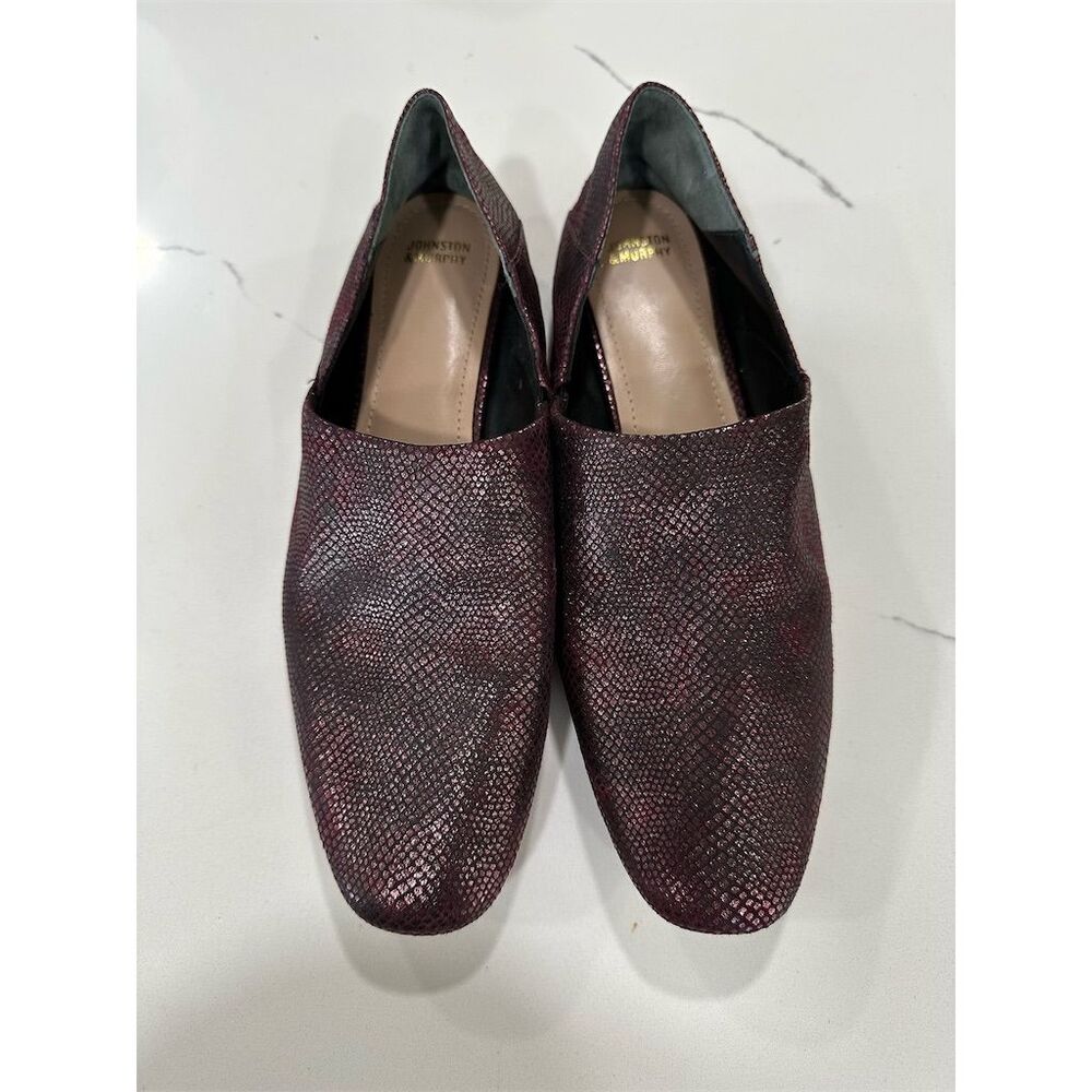 Johnston & Murphy Women's Multicolor Snake Skin Loafers Size 10‎ Casual